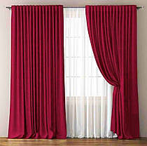 Штори Софт - однотонні Темна Малина, фото 2
