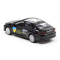 Машинка металева Toyota Camry Uklon, Тойота Кемрі Уклон, чорний, таксі, відкриваються двері, 5*11*3см (250292), фото 3