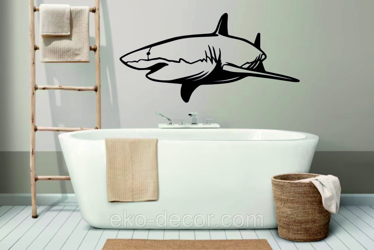 Декоративне настінне Панно «Акула» Декор на стіну, фото 1