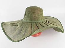 Солом'яний капелюх Льоєн 57 см зелений