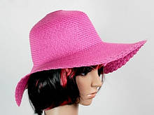 Солом'яний капелюх Рестлін 40 см рожевий