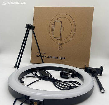 10-дюймова світлодіодна кільцева лампа для селфі з підставкою F-532F2