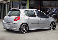 Бокові пороги (під фарбування) для Renault Clio III 2005-2012 рр