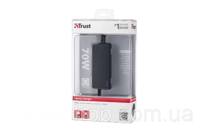 Універсальний зарядний пристрій Trust 70W Primo laptop charger