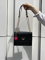 Женская сумка клатч Guess Mini Bag Black (черная) torba0186 стильная сумочка на длинной цепочке