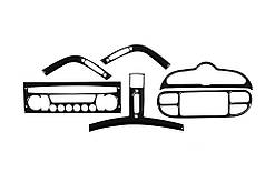 Накладки на панель (Meric, Plus, 2009-2025) Чорний для Peugeot 206 рр