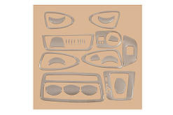 Накладки на панель (Meric, Туреччина) Алюміній для Seat Ibiza 2010-2017 рр