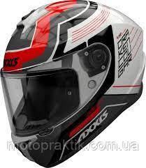 AXXIS DRAKEN S Cougar A5 Gloss Red, XS Мотошолом інтеграл