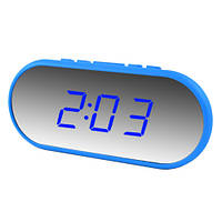 Годинник настільний електронний з дзеркальним дисплеєм VST-712Y-5 Синій