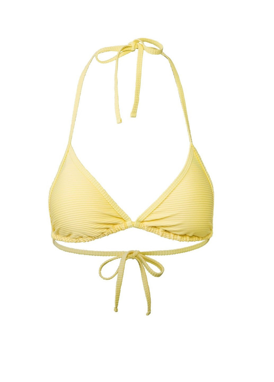 Купальний ліф жіночий бікіні жовтий 40