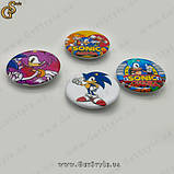 Значки Сонек Sonic Badges 5 шт., фото 3