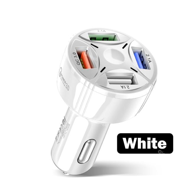 Зарядка USB у прикурювач на QC 3.0 4 USB-виходи