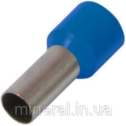 Накінечник ізольований (втулковий) E 1508.blue 1,5 кв.мм, синій, фото 1