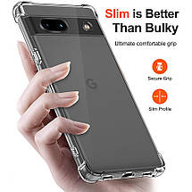 Чохол WXD силіконовий протиударний для Google Pixel 6 Pro / прозорий, фото 6