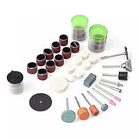 Набір насадок і тримачів для Dremel, граверів, бормашин - Ø 3.175 мм - 105 предметів у коробці