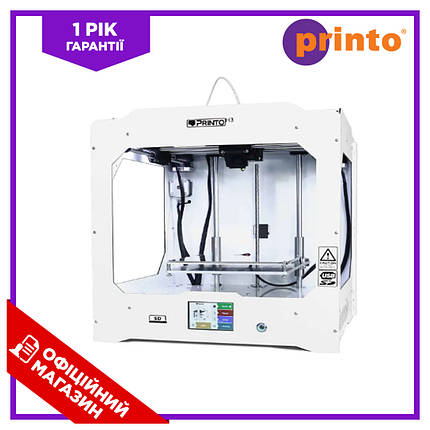Багатофункціональний 3D принтер із закритою робочою камерою Printo H3 Corexy SD USB USB VLCS touch BIC, фото 1