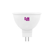 Лампа світлодіодна ELM Led MR16 3.5W цоколь GU5.3 3000К тепле світло
