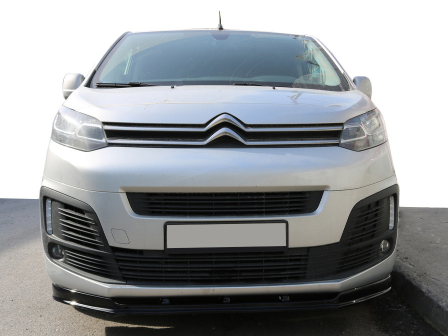 Передня лип накладка (ABS) для Peugeot Expert 2017- рр
