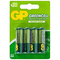 Батарейка GP GREENCELL 1.5 V сольова 15G-2UE4 , R6, АА (4891199000133)