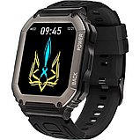 Смарт годинник Gelius Tactical Navy GP-SW007 Black тактичний годинник смарт годинник спортивний годинник, фото 5