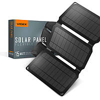 Портативное зарядное устройство солнечная панель VIDEX VSO-F515UU 15 Вт