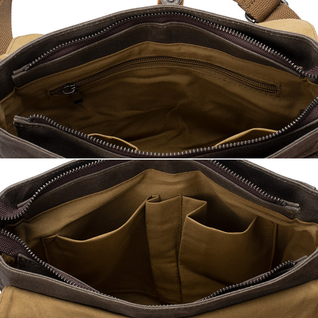 Фото чоловічої сумки через плече зеленого кольору хакі Фото чоловічої сумки через плече зеленого кольору хакі