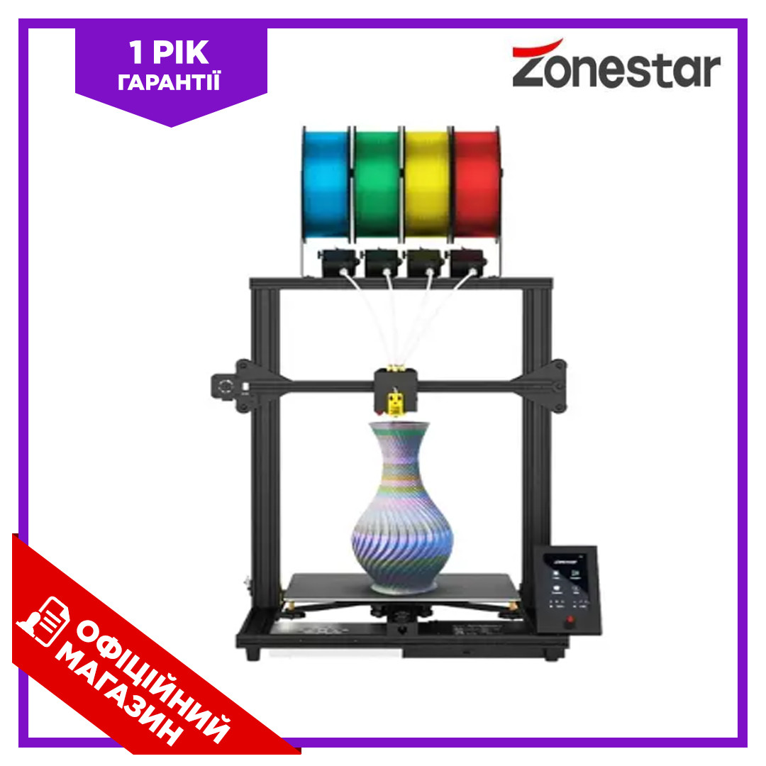 Професійний 3D-принтер 3д принтер 3d printer 3D-принтер Зонestar Z8PM4 Pro 4 Titan 300*300*400 BIC