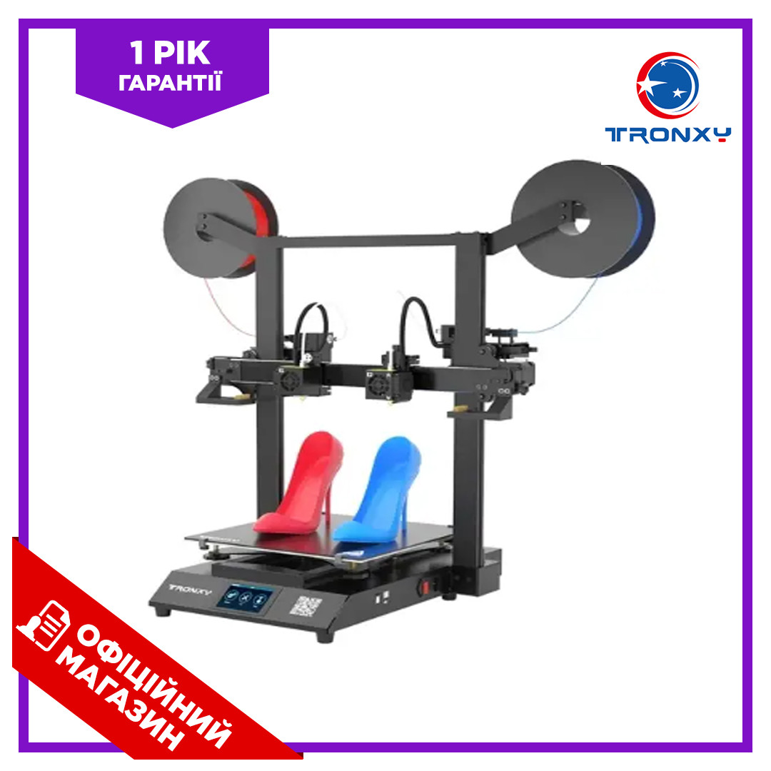 Професійний 3D-принтер 3д принтер 3d printer 3D-принтер TRONXY Gemini S 300*300*390 BIC