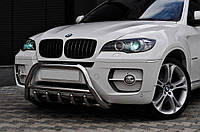 Кенгурятник WT003 (нерж.) 60мм для BMW X6 E-71 2008-2014 гг