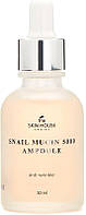 Омолаживающая ампульная сыворотка с муцином улитки и коллагеном The Skin House Snail Mucin 5000 Ampoule 30ml