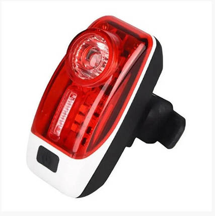 Велосипедний габарит XH-207 0.5W + 3LED + кліпса + microUSB, фото 1