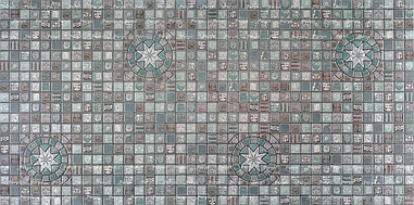 Панелі декоративні ПВХ Мозаїка «Медальйон олива»