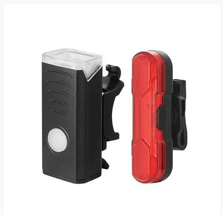 Велосипедний ліхтар BSK-HY027 LM та габарит-5SMD + microUSB (3 режими + 5 режимів), фото 1