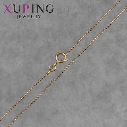 Ланцюжок Xuping Jewerly довжина 45 см ширина 1 мм декоративне плетіння застібка-шпрингель