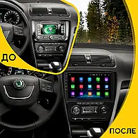 Штатная универсальная магнитола для Skoda Octavia 2 A5 2008-2013, Android 11, 2+32 ГБ, CarPlay