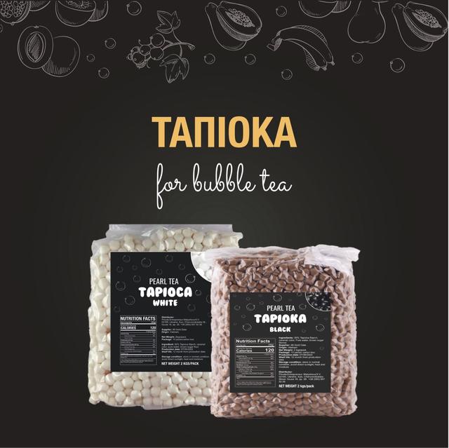 Тапіока для Bubble tea в Києві від компанії "PearlTea.ua".