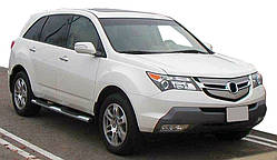 Бічні труби (2 шт, нерж) для Acura MDX 2007-2013рр