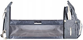 Сумка-рюкзак трансформер для мами з ліжечком 5W1