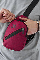 Чоловіча стильна сумка через плече слінг Off White червоний аксесуар для щоденного використання