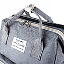 Сумка-рюкзак трансформер для мами з ліжечком 5W1, фото 3