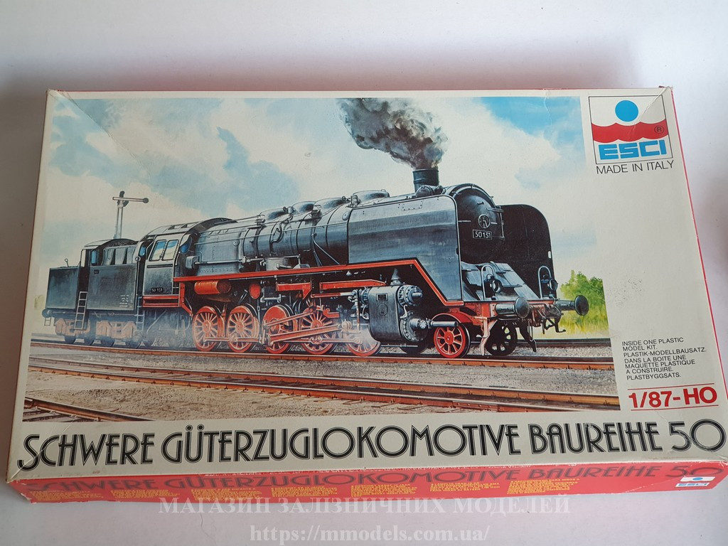Збірна модель паровоза серії 50, масштабу 1/87, фото 1