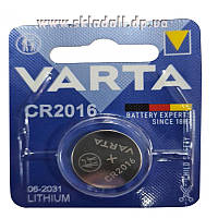 Батарейка Varta CR2016 Lithium 3V 1шт.