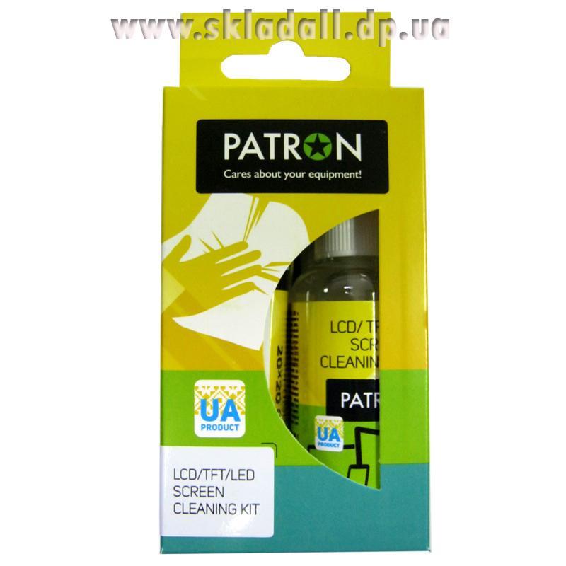 Очисний спрей PATRON F3-025 120ml+мікрофібра для орг.техніки