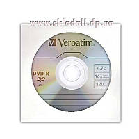 Диск Verbatim 4.7Gb -16x в конверте DVD-R