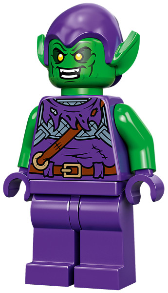 Lego Super Heroes Marvel Spiderman: Green Goblin мініфігуока зелений гоблін із Людина павук 682304, фото 1