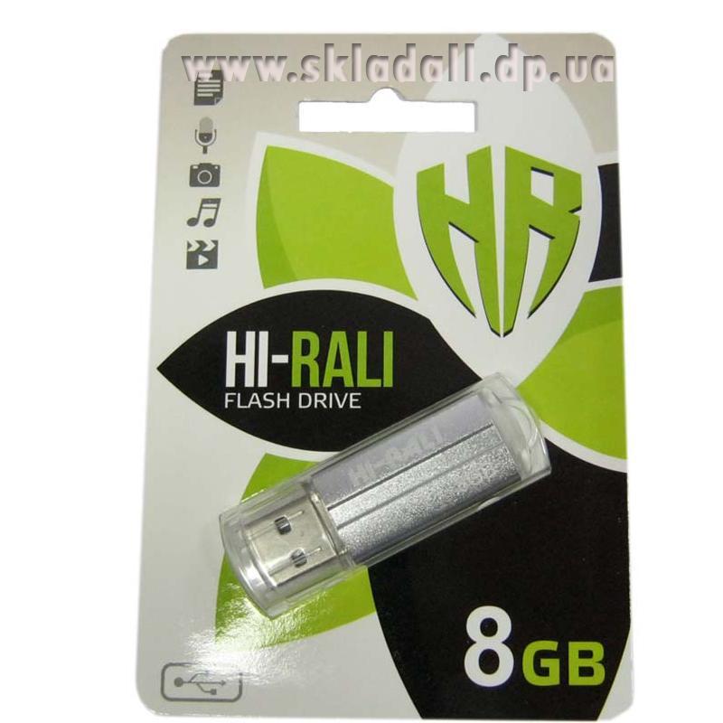 Флешка   8Gb Hi-Rali Corsair Silver