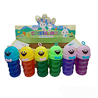 Слайм,  жуйка для рук Хагі з блискітками 13.5 см.