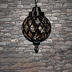 Світильник садово-парковий на 1 лампу Е27 чорний каркас D-DJ181-S-H BK, фото 3