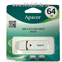 Флешка  64Gb  Apacer AH333 White