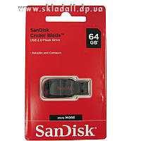 Флешка  64Gb SanDisk Cruzer Blade USB2.0